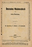 DEUTSCHES WOCHENSCHACH / 1907 vol 23, no 28